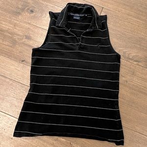 Ralph Lauren Sport stretchy tank top polo shirt with collar